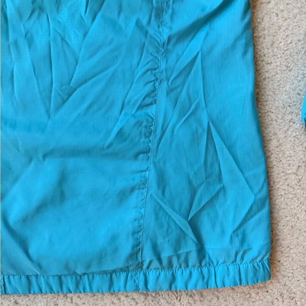 Marmot Girls Light Blue Jacket with Neon Yellow Zipper - Picture 16 of 16